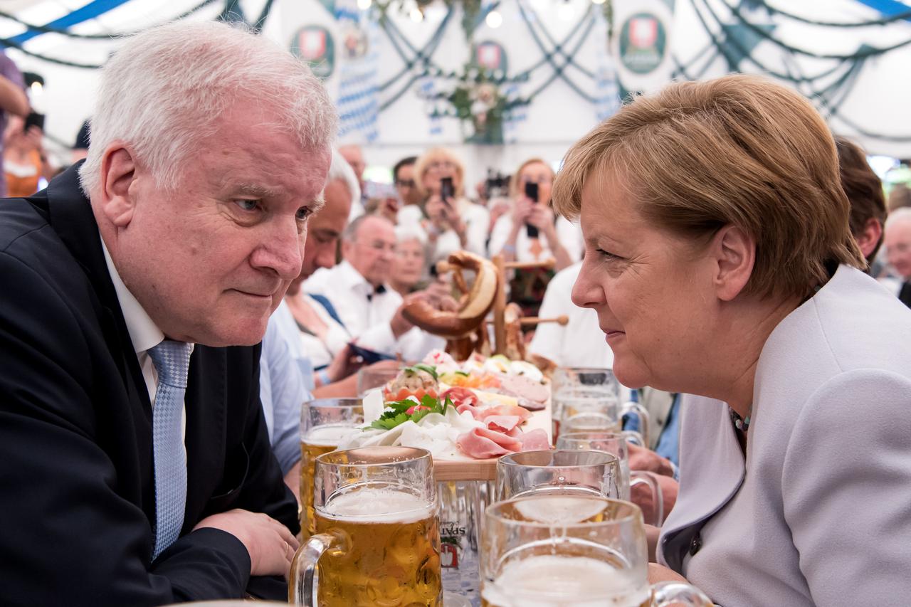 Angela Merkel i Horst Seehofer