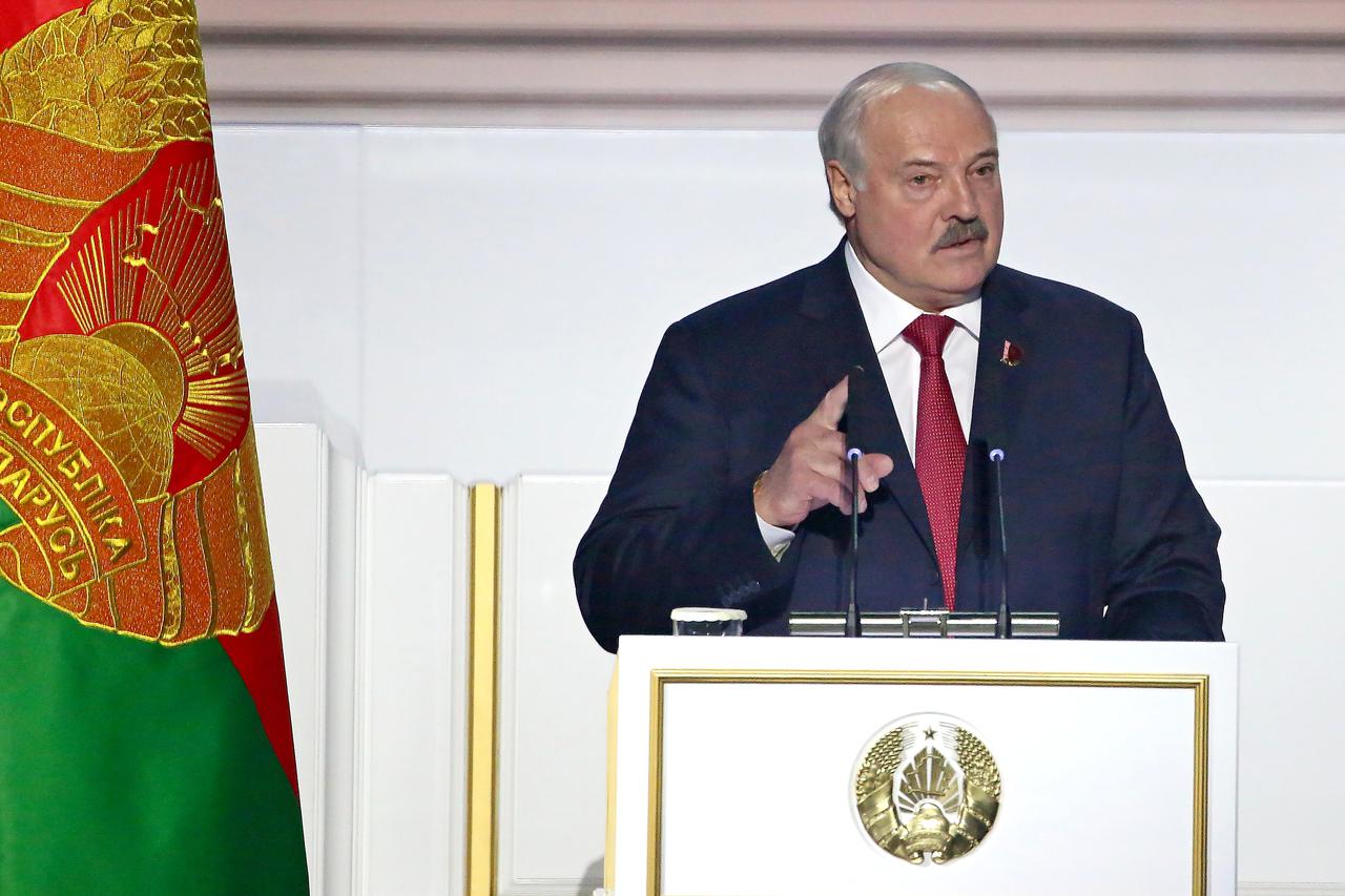 BELARUS-MINSK-LUKASHENKO-ALL-BELARUSIAN PEOPLE'S ASSEMBLY-CHAIR