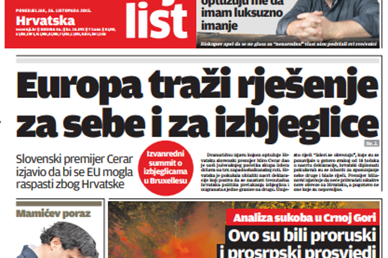 Naslovnica 26.10.2015.