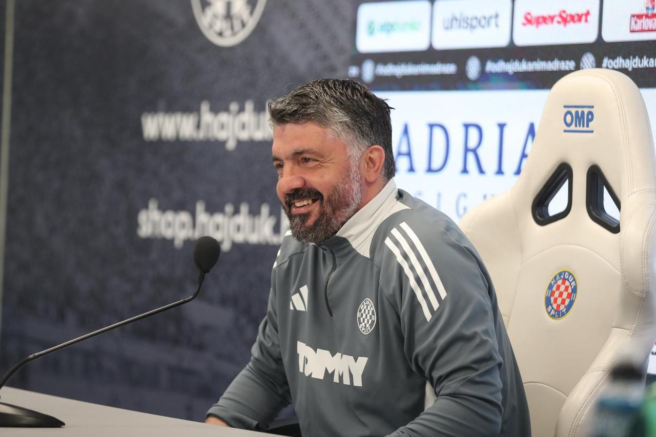 Split; Gennaro Gattuso održao je konferenciju za medije 