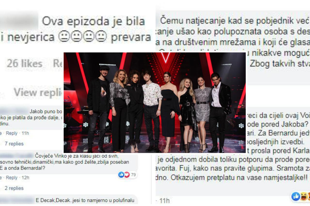 Reakcije gledatelja na polufinalnu epizodu Voicea