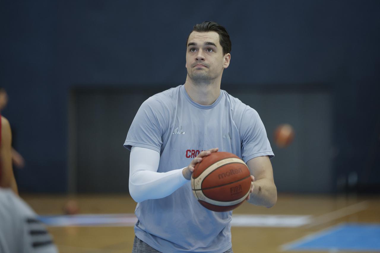 Osijek: Trening hrvatske košarkaške reprezentacije