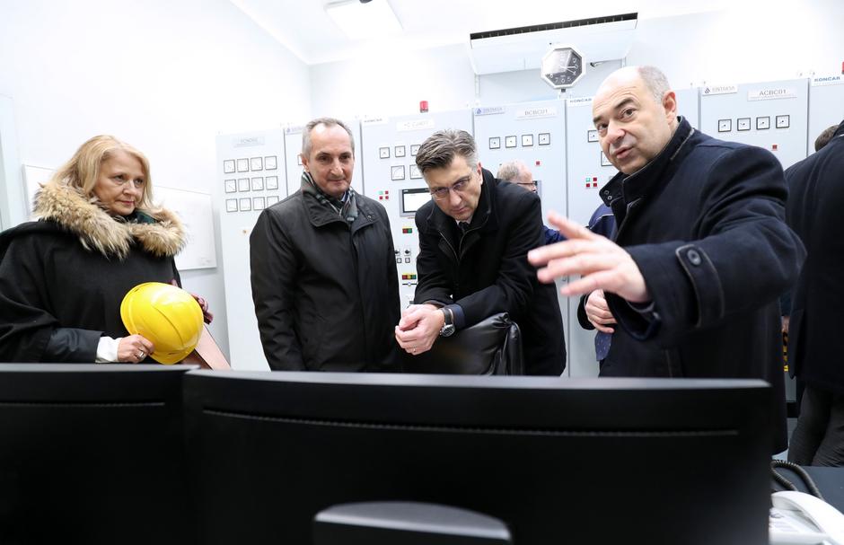 Premijer Plenković pustio u rad agregat hidroelektrane