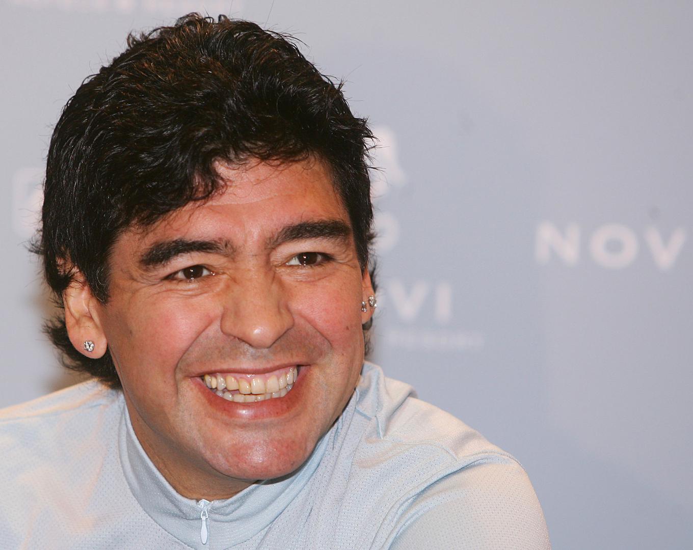 15.06.2005., Novi Vinodolski - Diego Armando Maradona bio je jedna od glavnih zvijezda teniskog spektakla Croatian Classic.
Photo: Zeljko Lukunic/PIXSELL