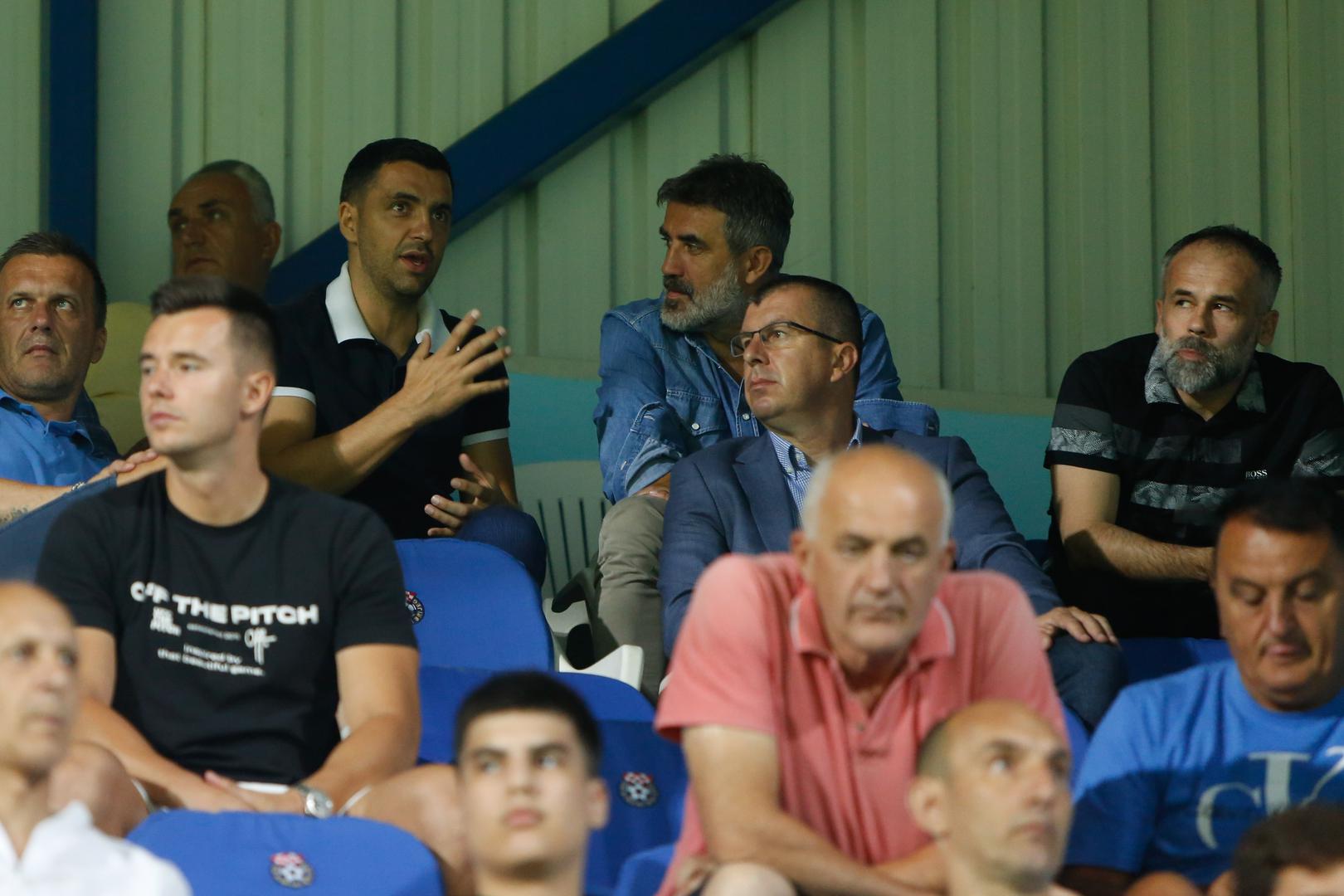 18.07.2021.,Siroki Brijeg - Zoran Mamic i Ivo Dzidic na utakmici NK Siroki Brijeg - HSK Zrinjski.
Photo: Denis Kapetanovic/HaloPix/PIXSELL