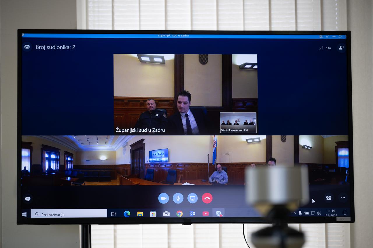 Zagreb: Filip Zavadlav video vezom sudjelovao na sjednici vijeća o žalbama na Visokom kaznenom sudu