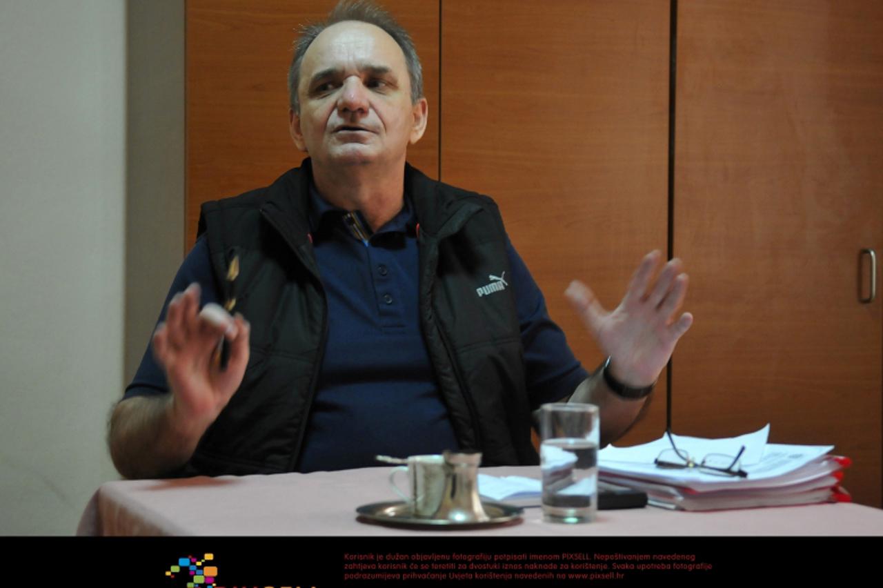 '17.03.2011., Zenica - General Branimir Glavas koji sluzi kaznu za ratni zlocin u KPD Zenica. Photo: Anto Magzan/PIXSELL'
