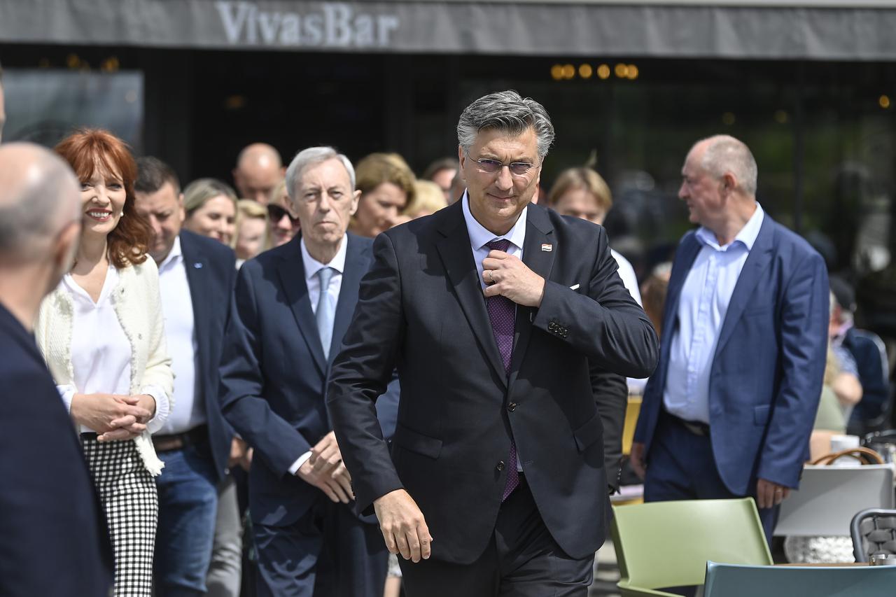 Sveti Ivan Zelina: Andrej Plenković na druženju s članovima HDZ-a