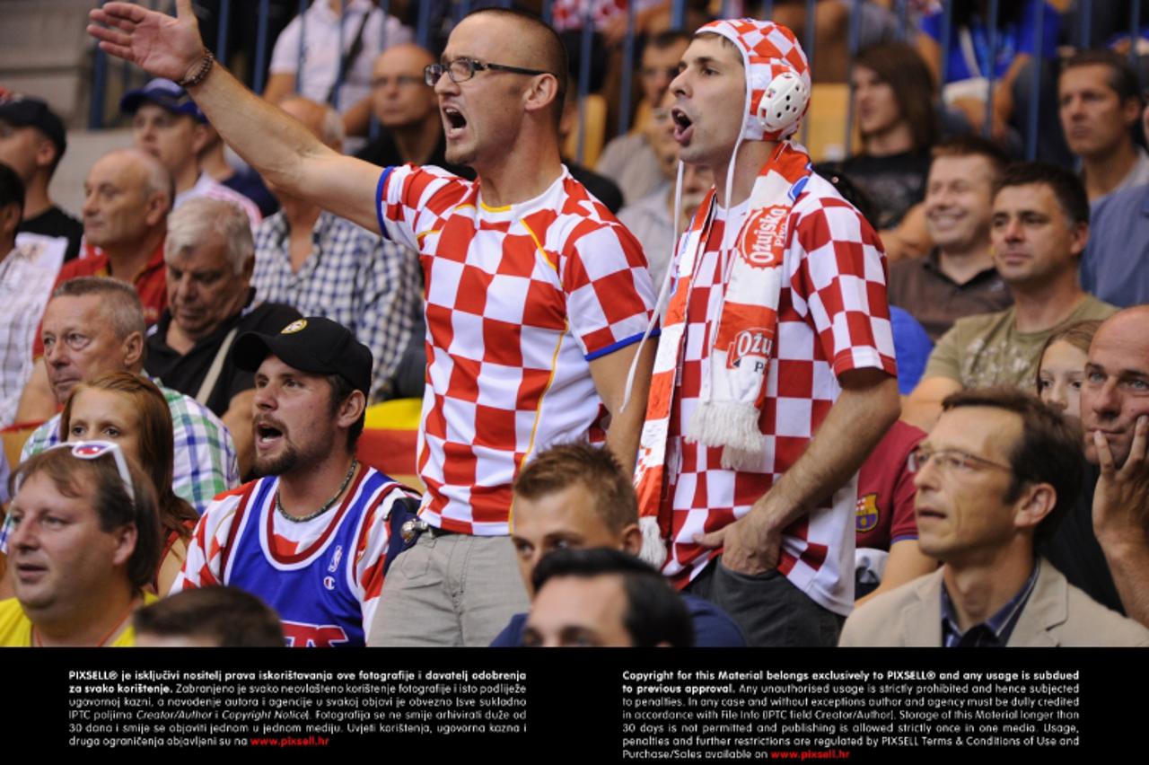 '04.09.2013., Slovenia, Celje - Europsko prvenstvo u kosarci Eurobasket 2013.Grupa C. Hrvatska - Spanjolska. Photo: Hrvoje Jelavic/PIXSELL'
