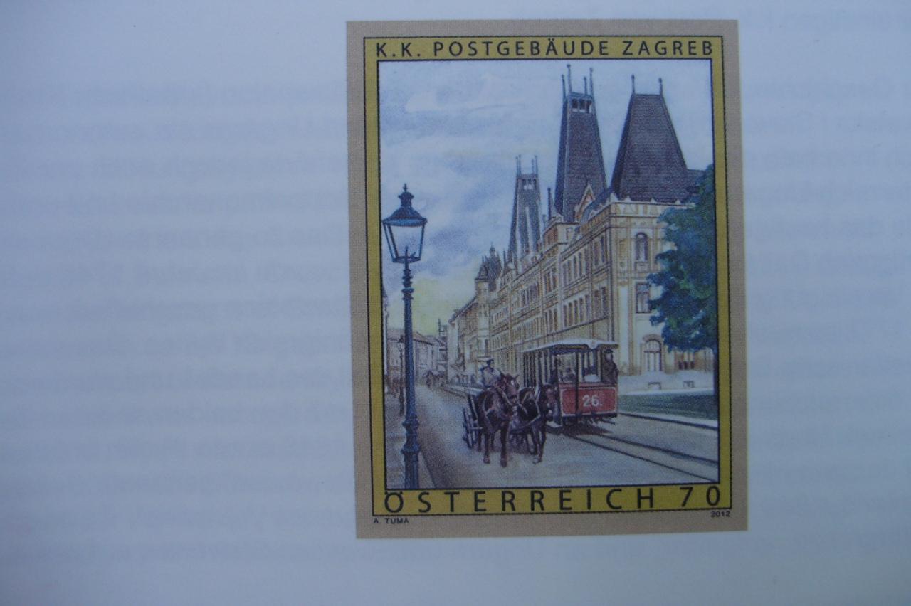 Poštanska marka „Zagreb“ u izdanju austrijske pošte (1)