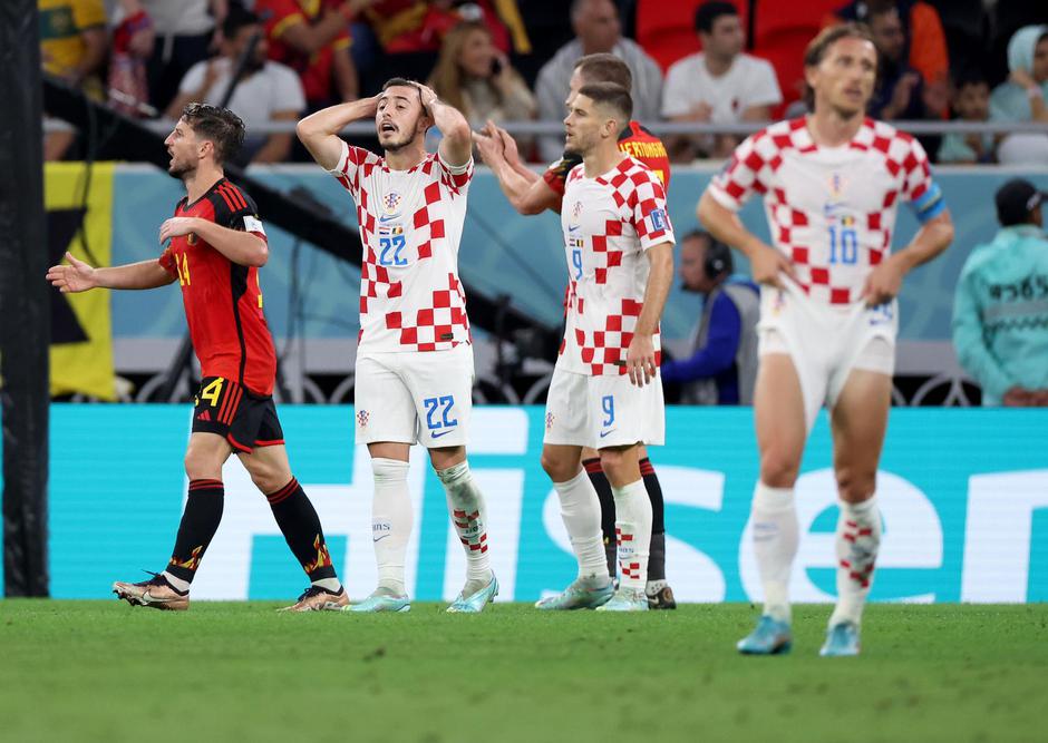 KATAR 2022 - Susret Hrvatske i Belgije u 3. kolu Svjetskog prvenstva u Katru
