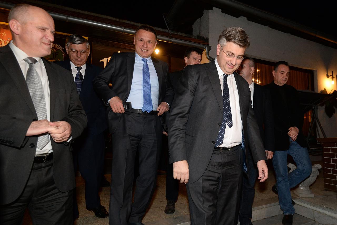 Breznica: Sastanak Kluba zastupnika HDZ-a na čelu s premijerom Plenkovićem
