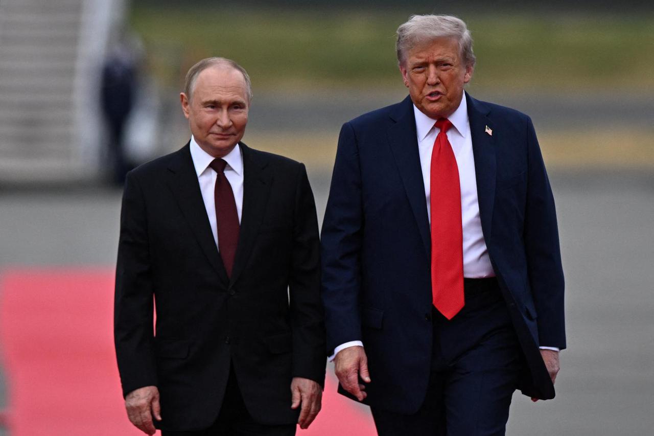 U.S. President Trump meets with Russian President Putin in Alaska