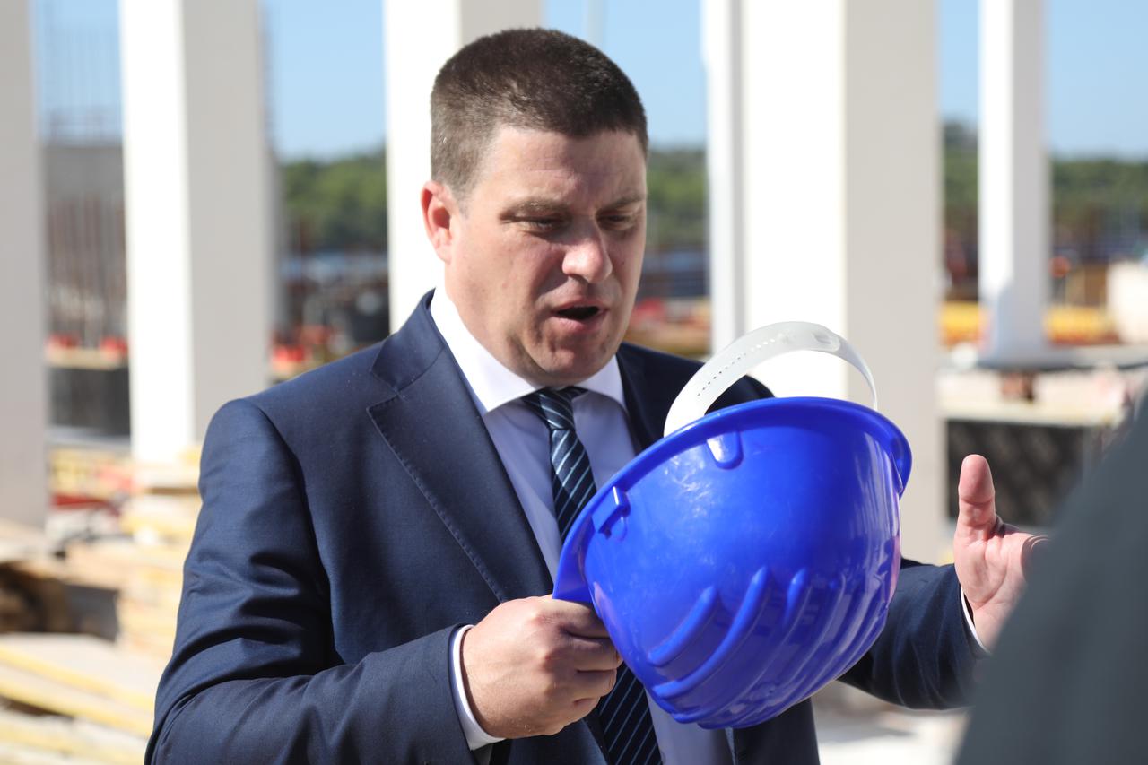 Šibenik: Ministar Butković obišao gradilište pomorsko-putničkog terminala