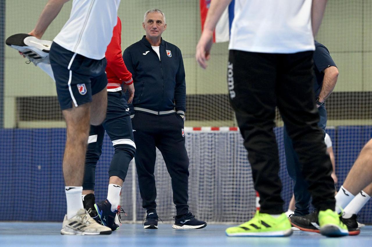 Zagreb: Trening rukometne reprezentacije uoči Europskog prvenstva