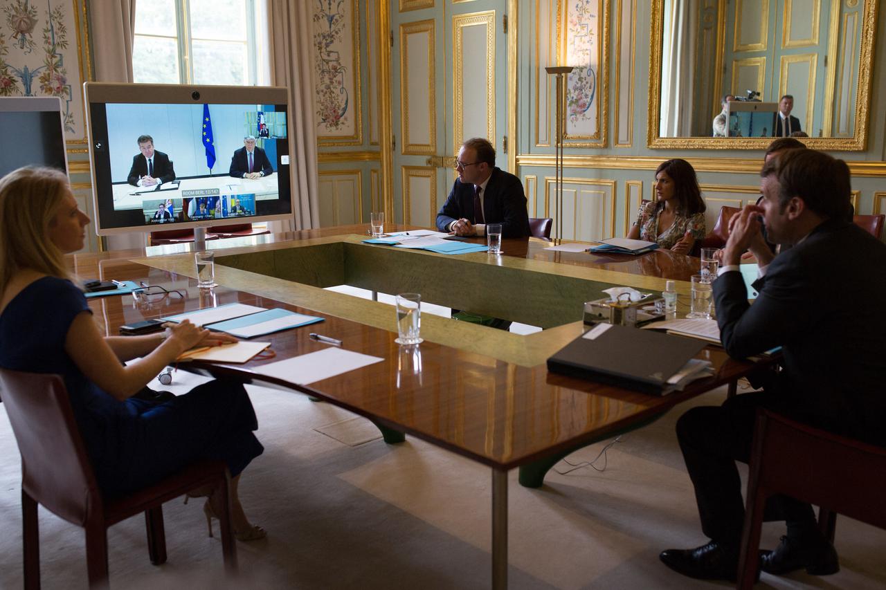 Predsjednik Macron na sastanku sa srpskim i kosovskim vlastima