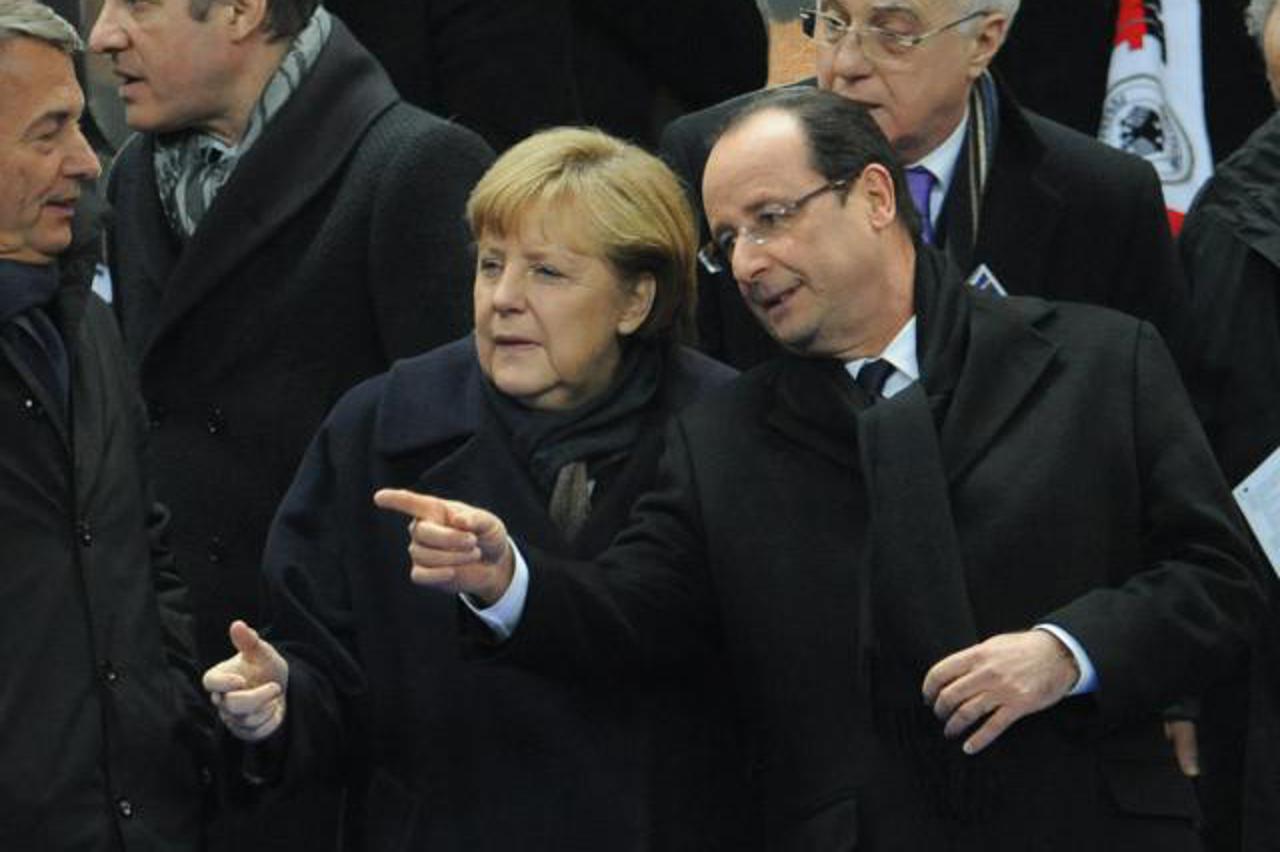 Angela Merkel Hollande