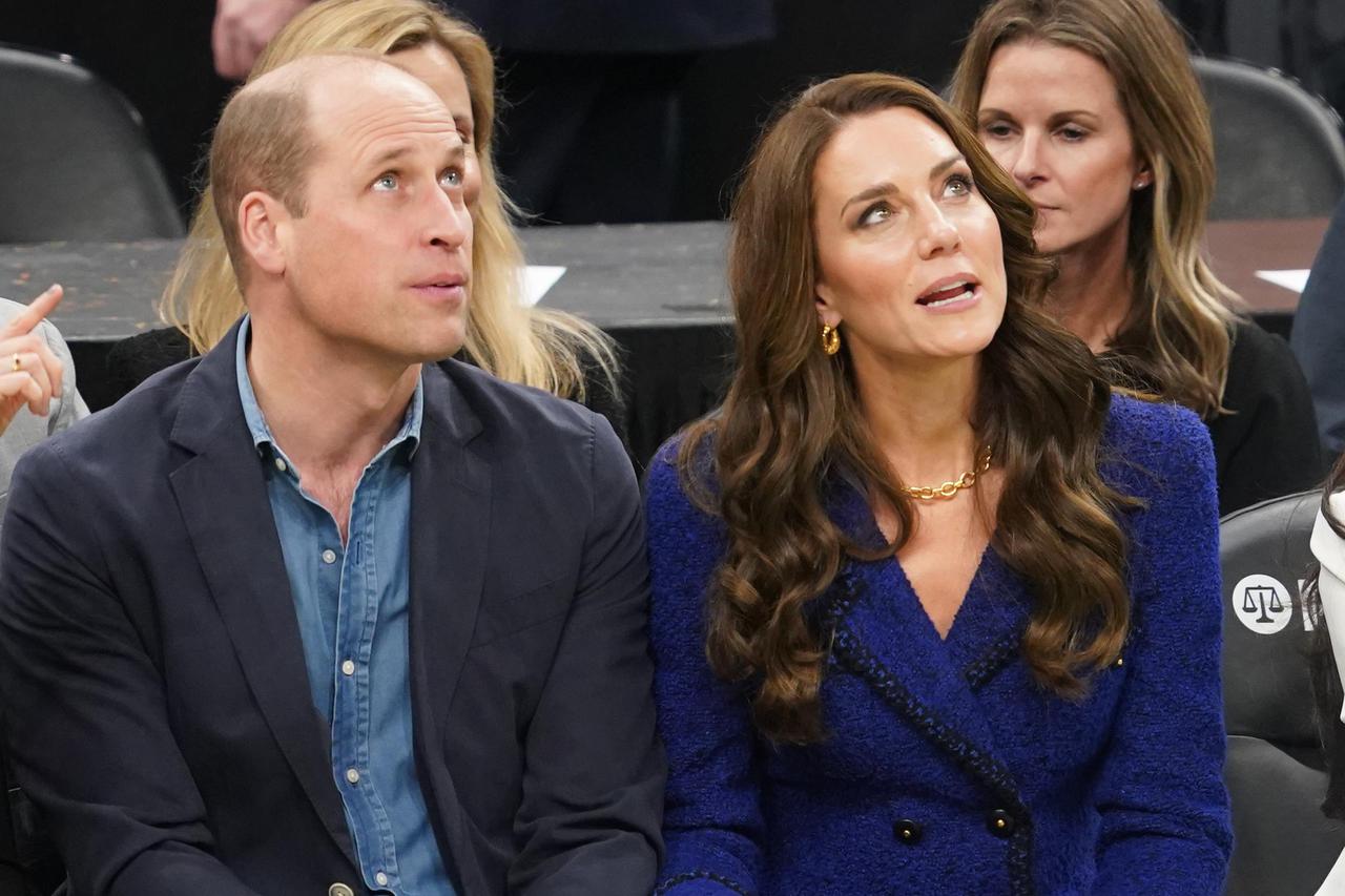 Kate Middleton i princ William dobro se zabavljali na košarkaškoj utakmici izme?u Boston Celticsa i Miami Heata