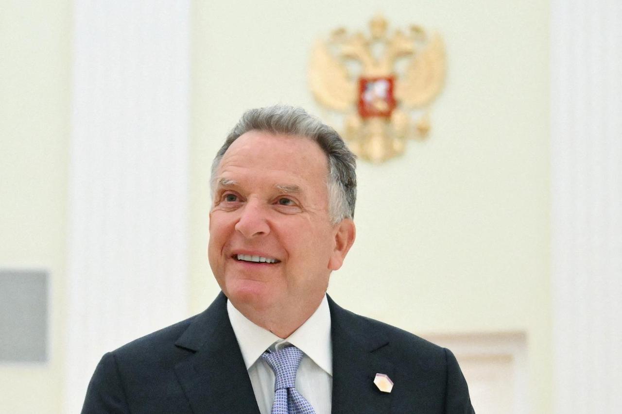 FILE PHOTO: U.S. presidential envoy Steve Witkoff  in in Saint Petersburg, Russia