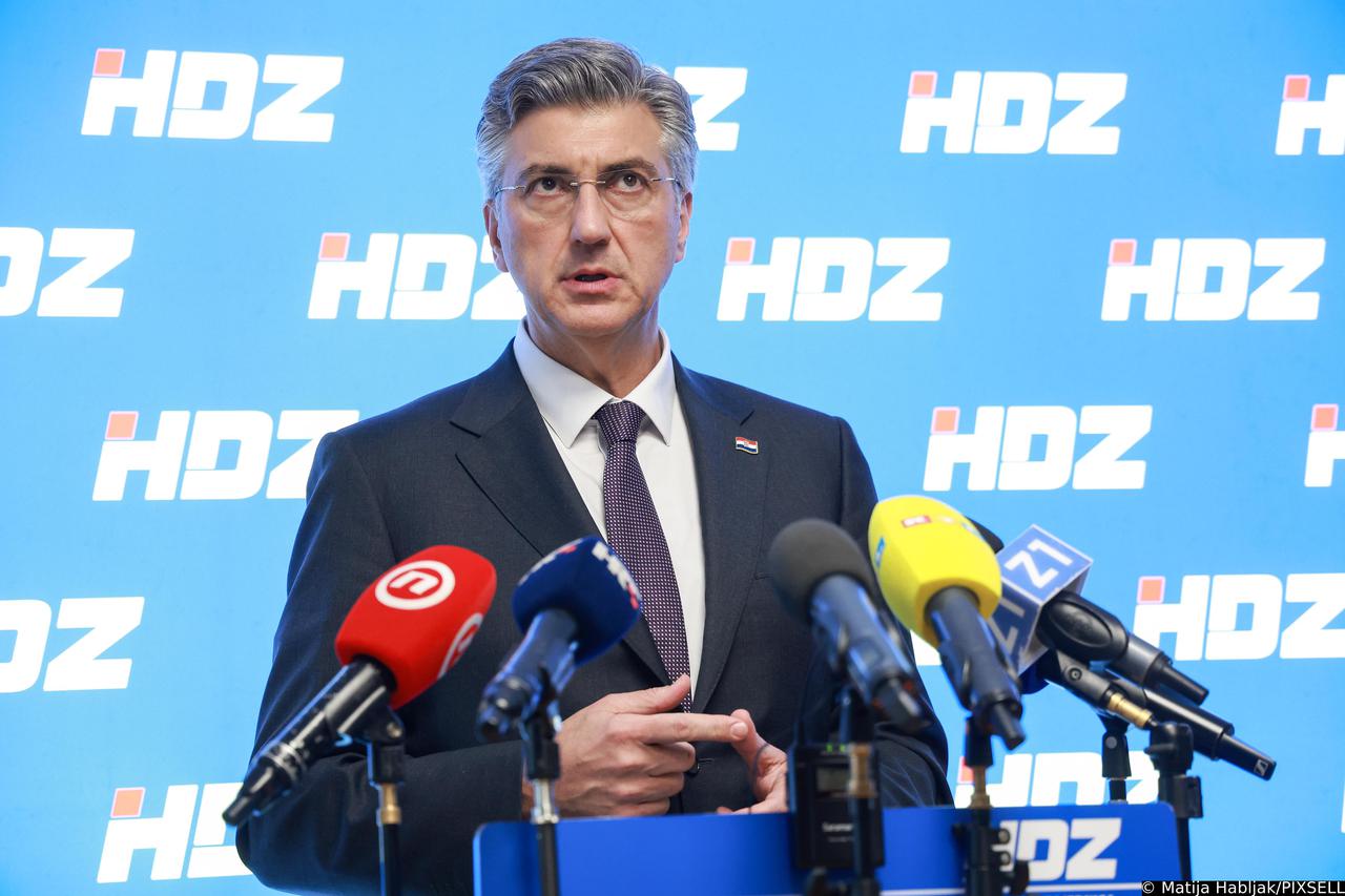 Zagreb: Izjava Andreja Plenkovića nakon sjednice Predsjedništva HDZ-a