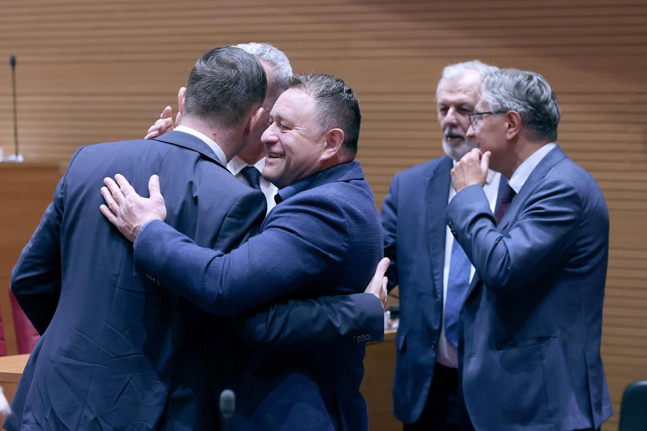 Zagreb: Čestitanja u Saboru