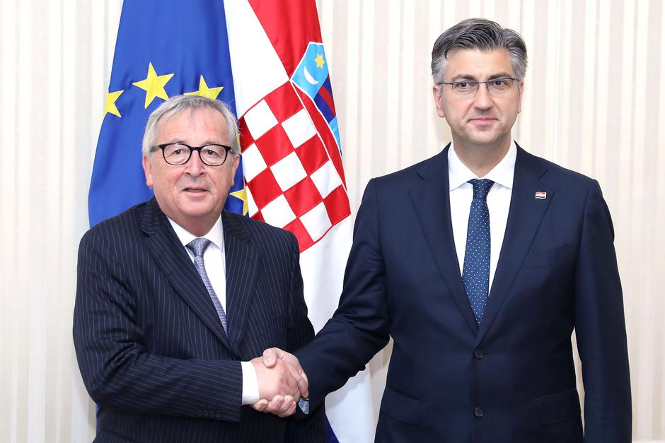 Jean-Claude Juncker i Andrej Plenković