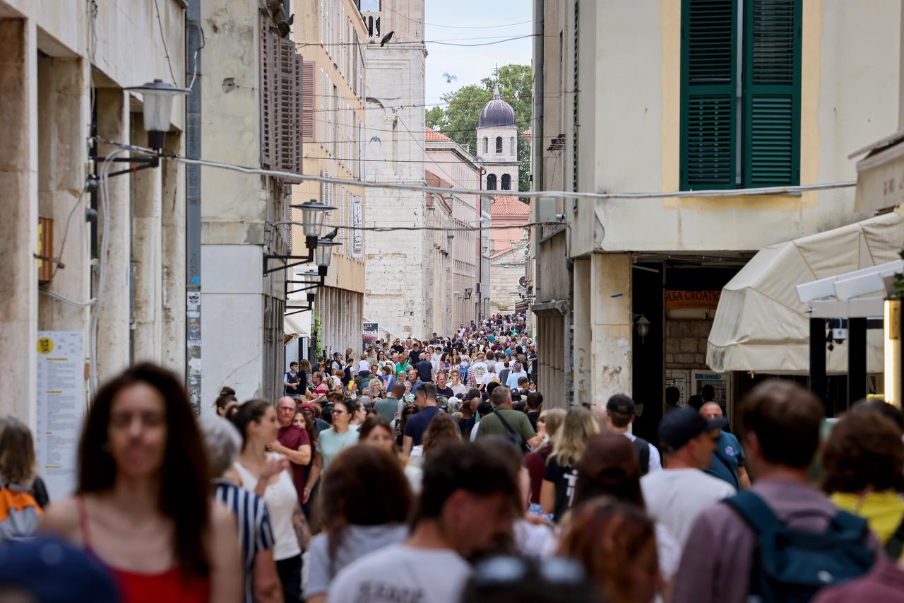 Zadar: Subotnje prijepodne u centru grada