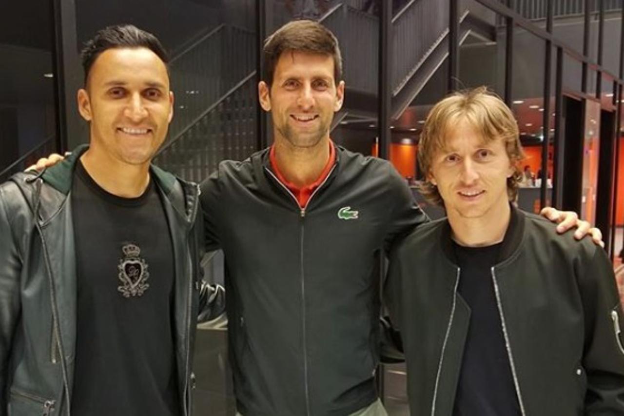 Novak Đoković, Luka Modrić i Keylor Navas