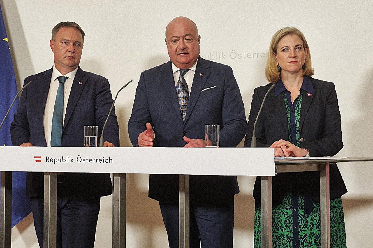 Predstavnici austrijske Vlade: Babler, Stocker i Meinl-Reisinger