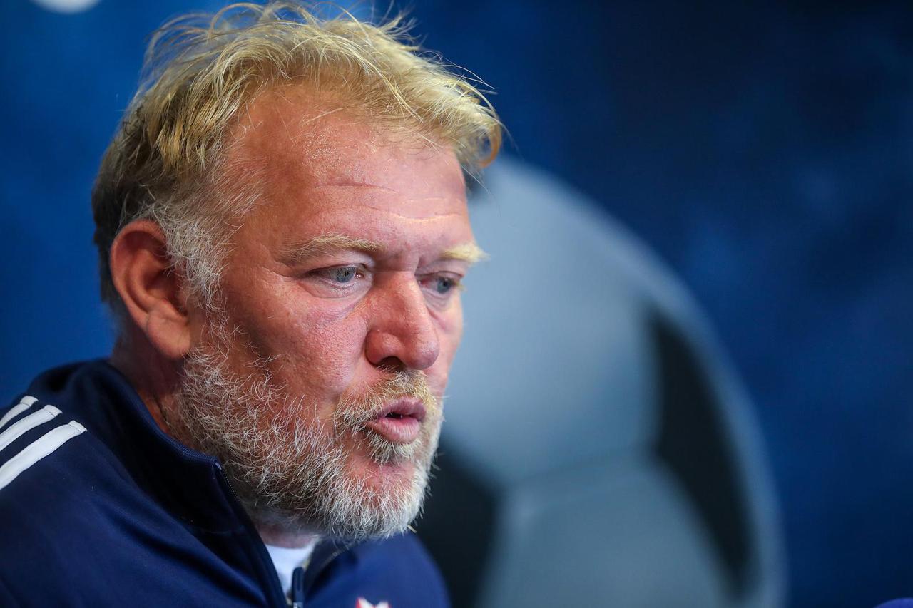 Zagreb: Robert Prosinečki, trener NK Rudeš, održao konferenciju za medije