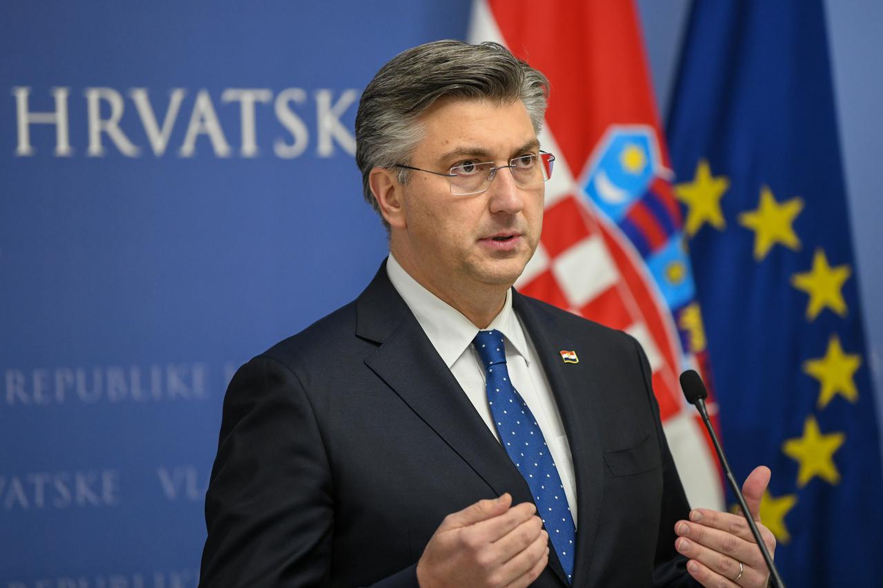 Zagreb: Premijer Andrej Plenković predstavio novi paket mjera za gospodarstvo