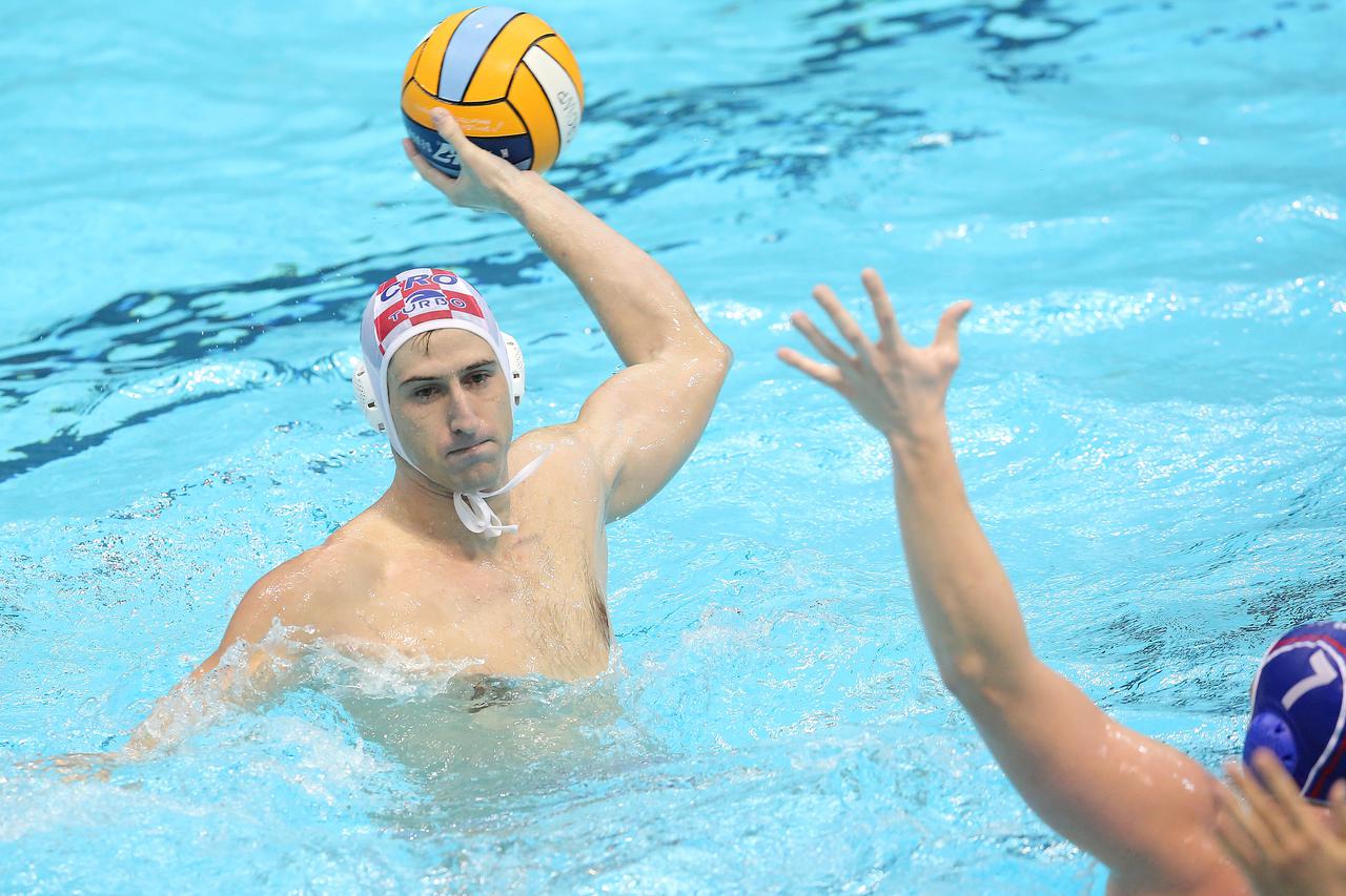 Zagreb: Prijateljska vaterpolo utakmica između reprezentacije Hrvatske i Rusije