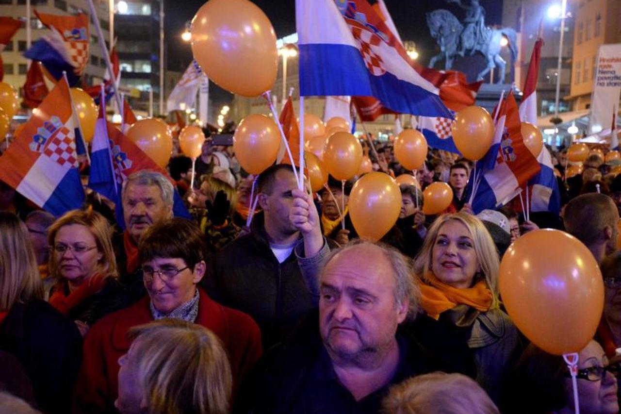 Skup koalicije Hrvatska raste na Trgu 