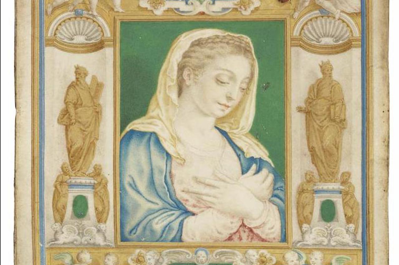 Bogorodica pri navještenju Julije Klović