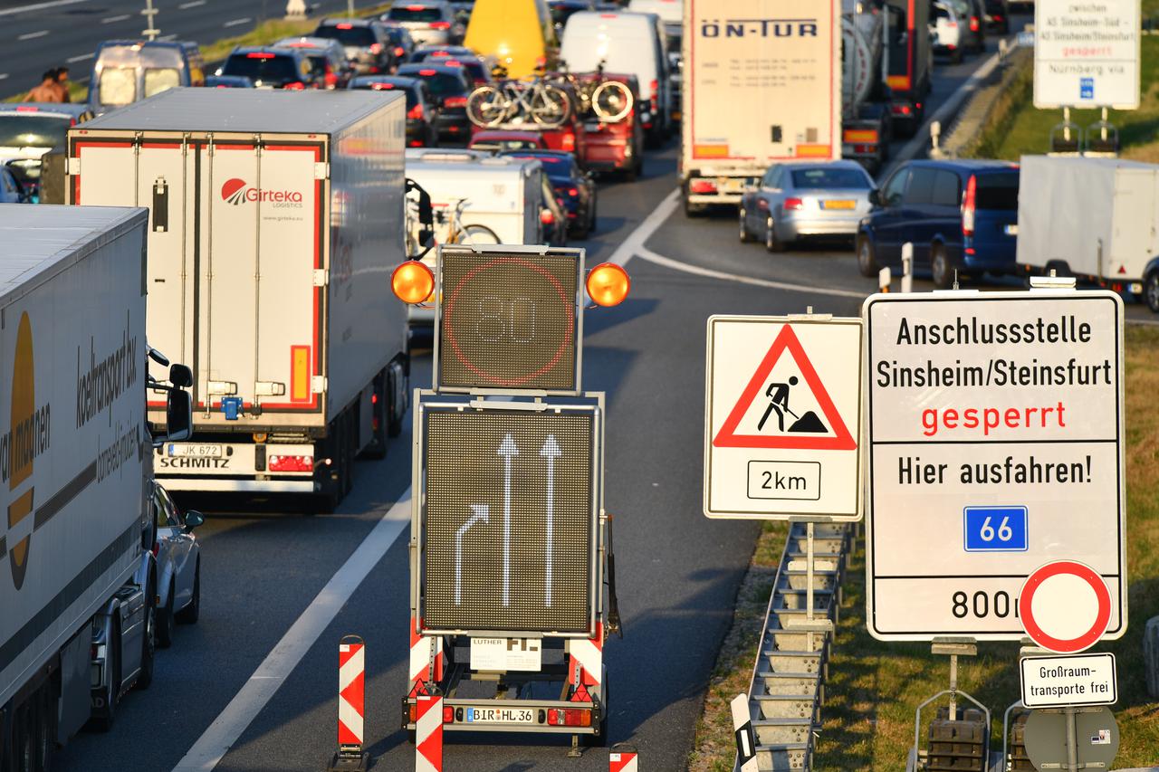 Njema?ka: Autocesta A6 zatvorena zbog rušenja mosta