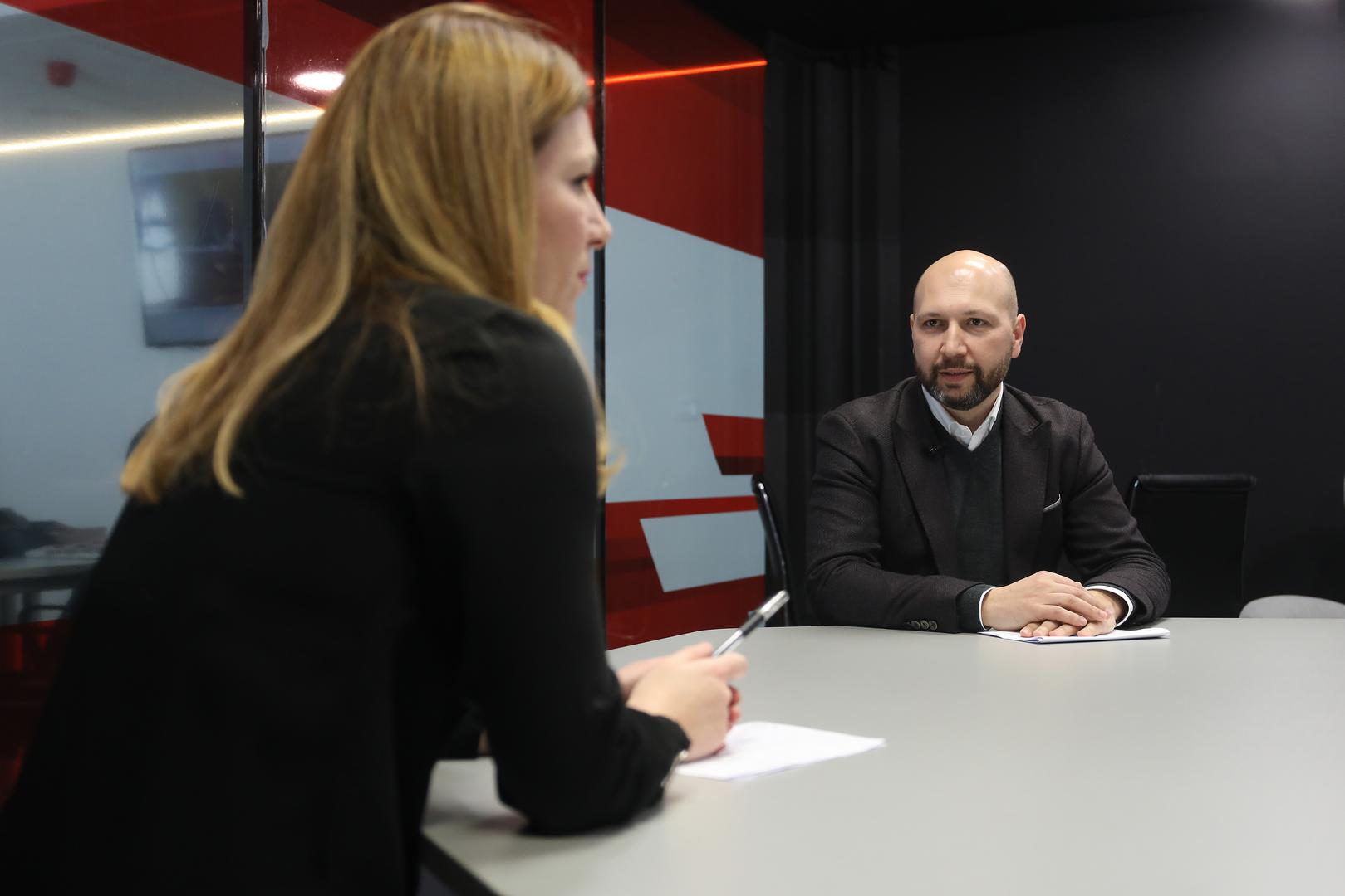 19.02.2021.Zagreb- Mihael Zmajlovic, SDP-ov kandidat za zupana.
Photo: Boris Scitar/Vecernji list/PIXSELL
