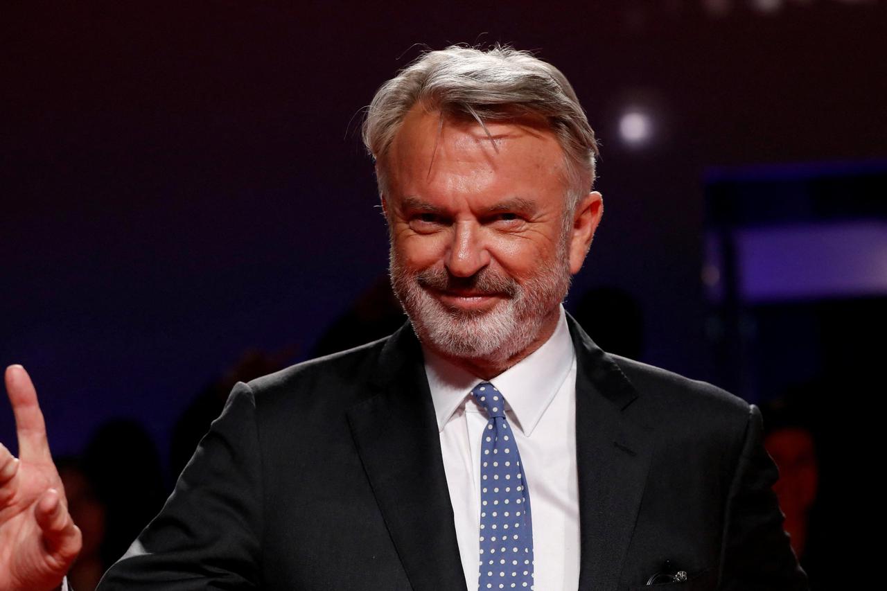FILE PHOTO: Sam Neill arrives for a gala presentation of Blackbird at the Toronto International Film Festival (TIFF) in Toronto