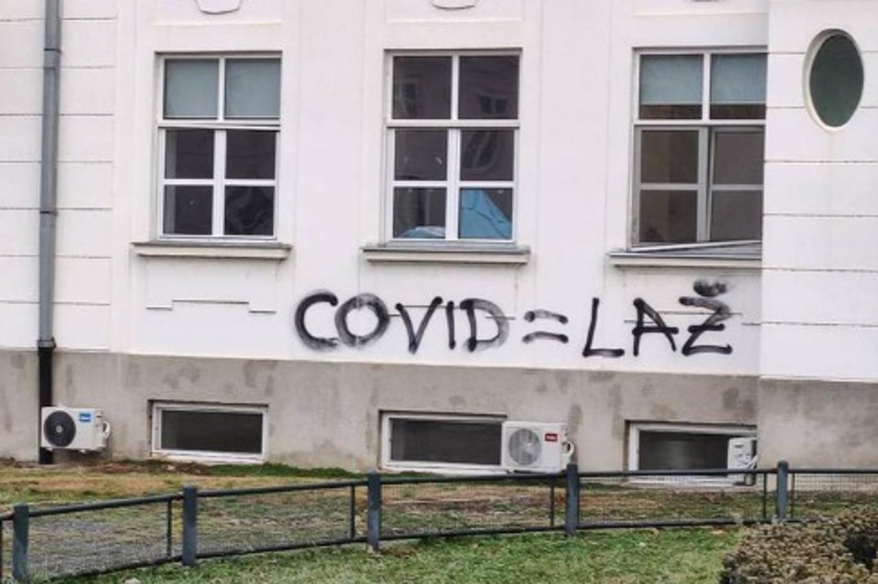 Grafit na bolnici u Osijeku