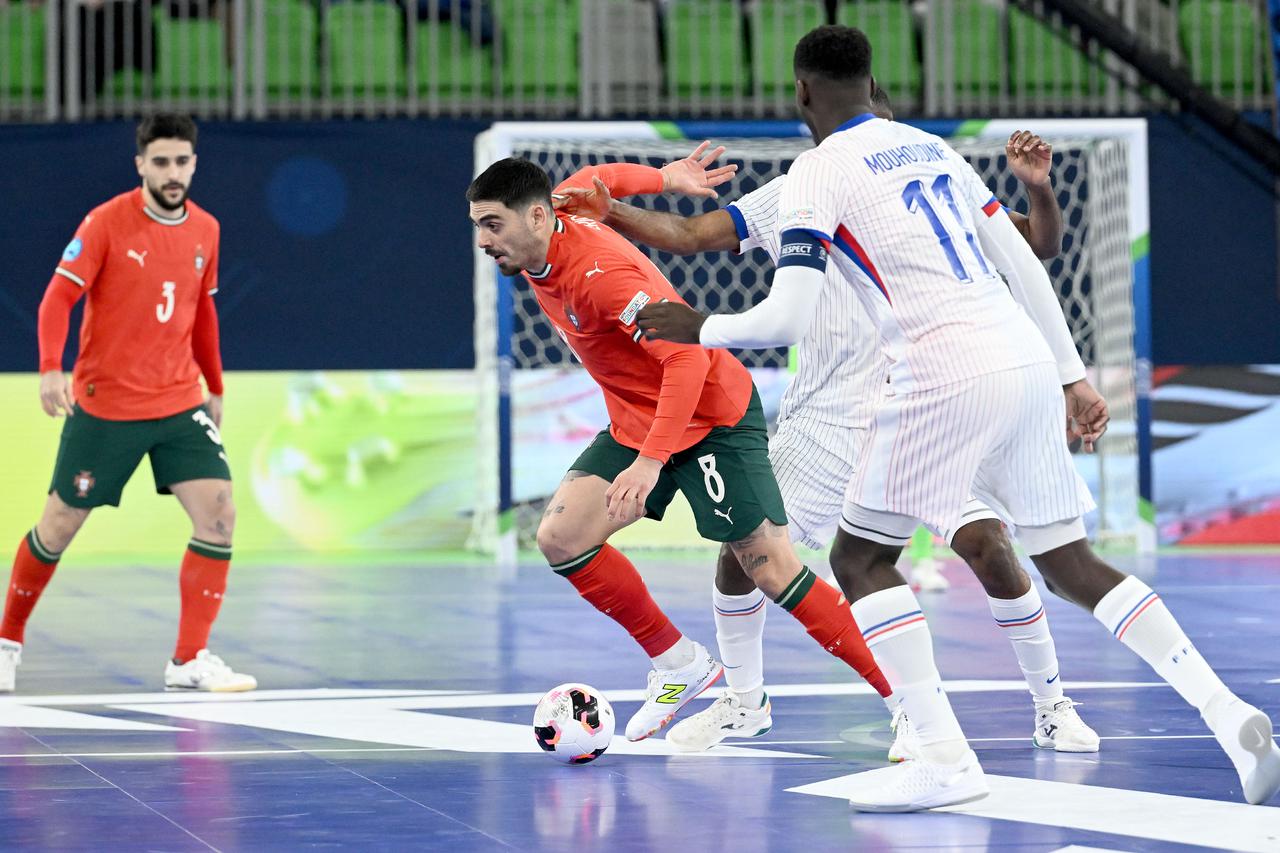 Susret Francuske i Portugala u polufinalu Europskog prvenstva u futsalu