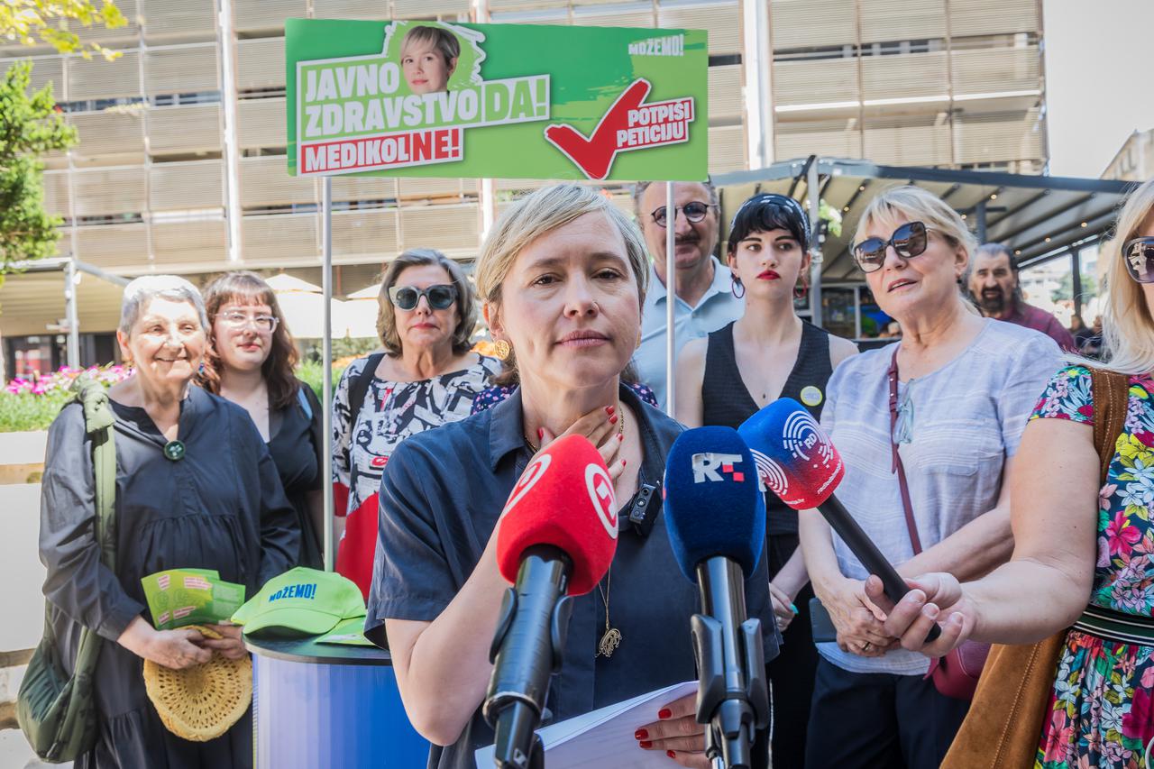 Split: Ivana Kekin održala je konferenciju za medije o Medikolu