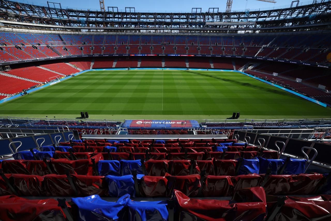 Visit of FC Barcelona's new Spotify Camp Nou