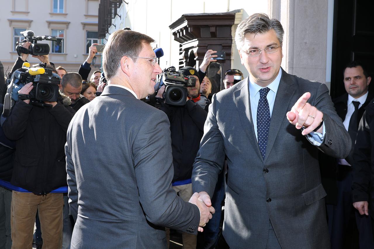 Miro Cerar i Andrej Plenković