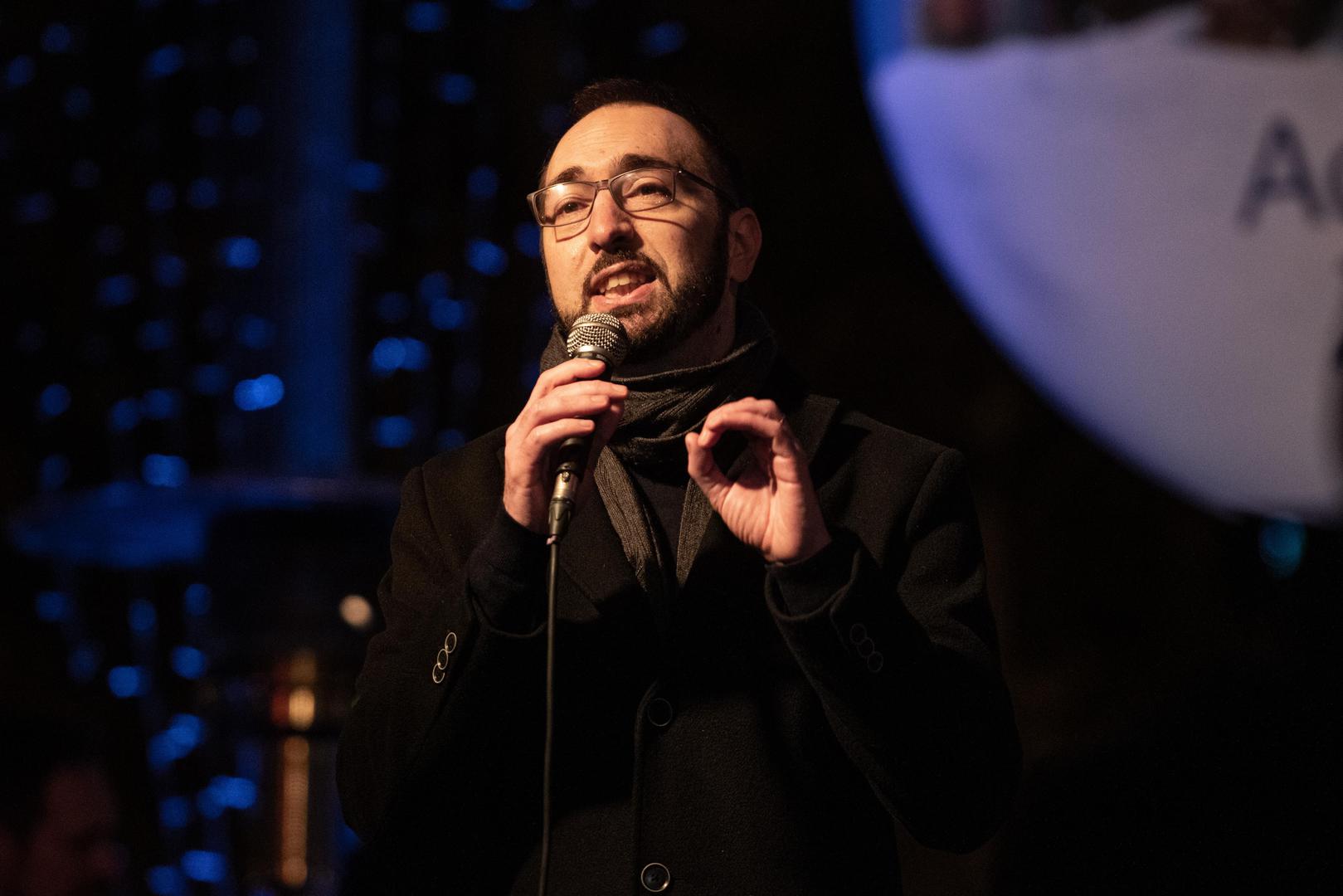 27.11.2021., Zagreb - Paljenjem lampica na Zrinjevcu zapoceo Advent u Zagrebu. Advent je sluzbeno otvorio gradonacelnik Tomislav Tomasevic