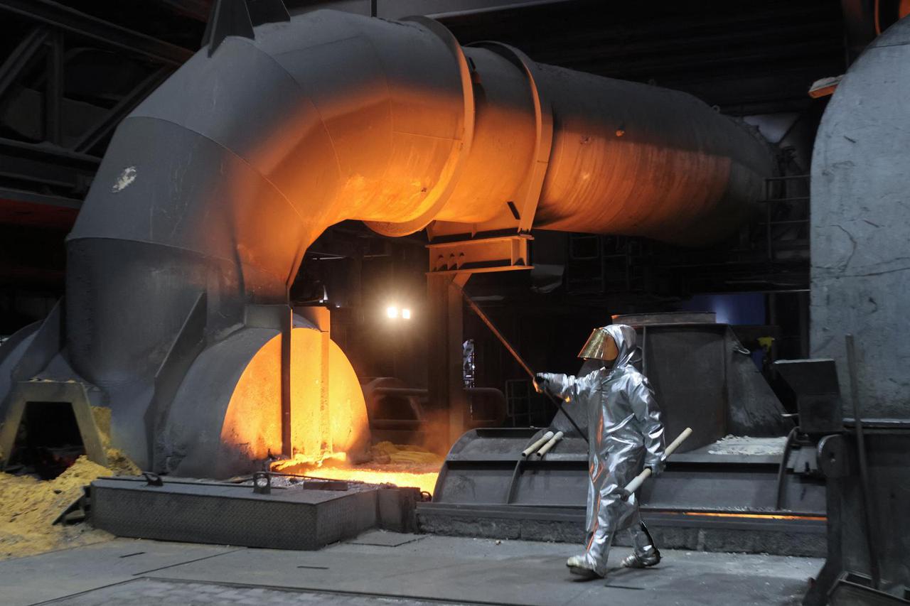 ThyssenKrupp steel factory in Duisburg