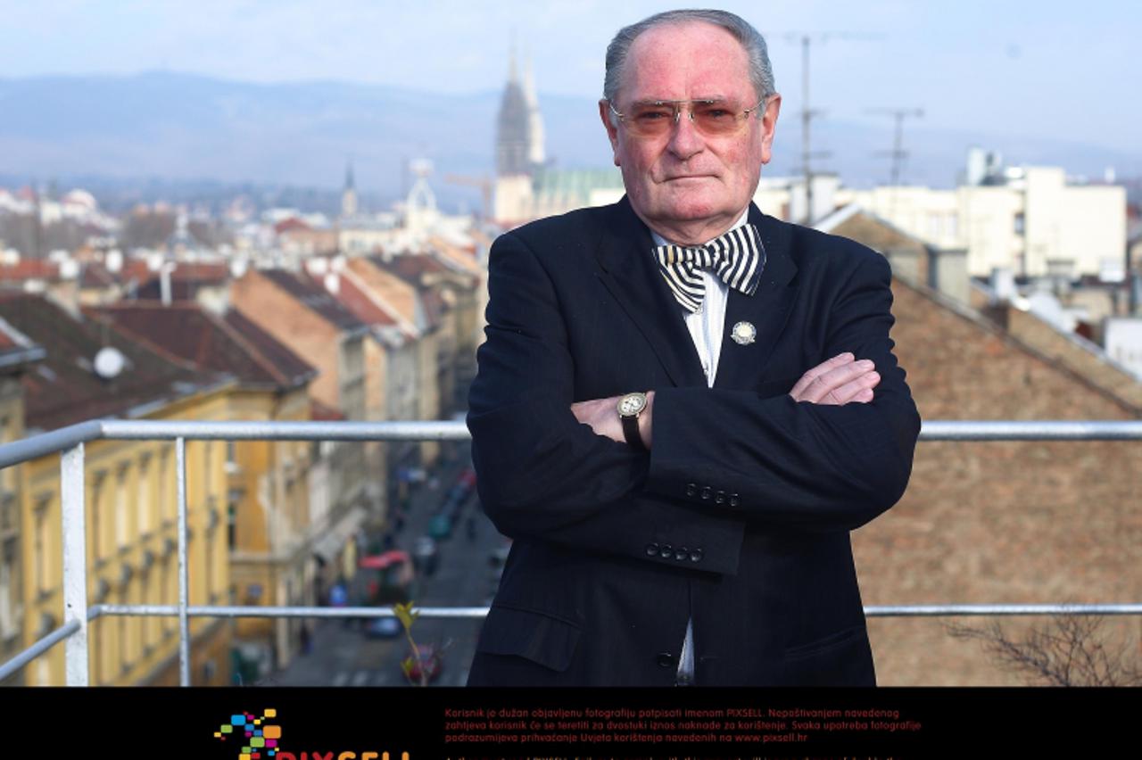 '26.01.2010., Zagreb - Odvjetnik Silvije Degen, Rodjen je 15. srpnja 1942. godine u Bjelovaru. Ugledni je zagrebacki odvjetnik, politicar i predsjednik Kluba Zagrepcana.  Photo: Davor Puklavec/PIXSELL