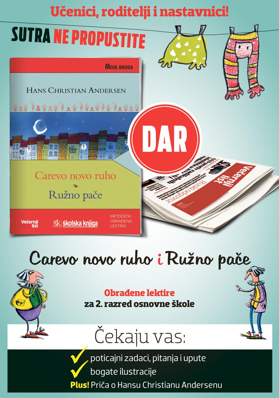 Lektira, Večernji list