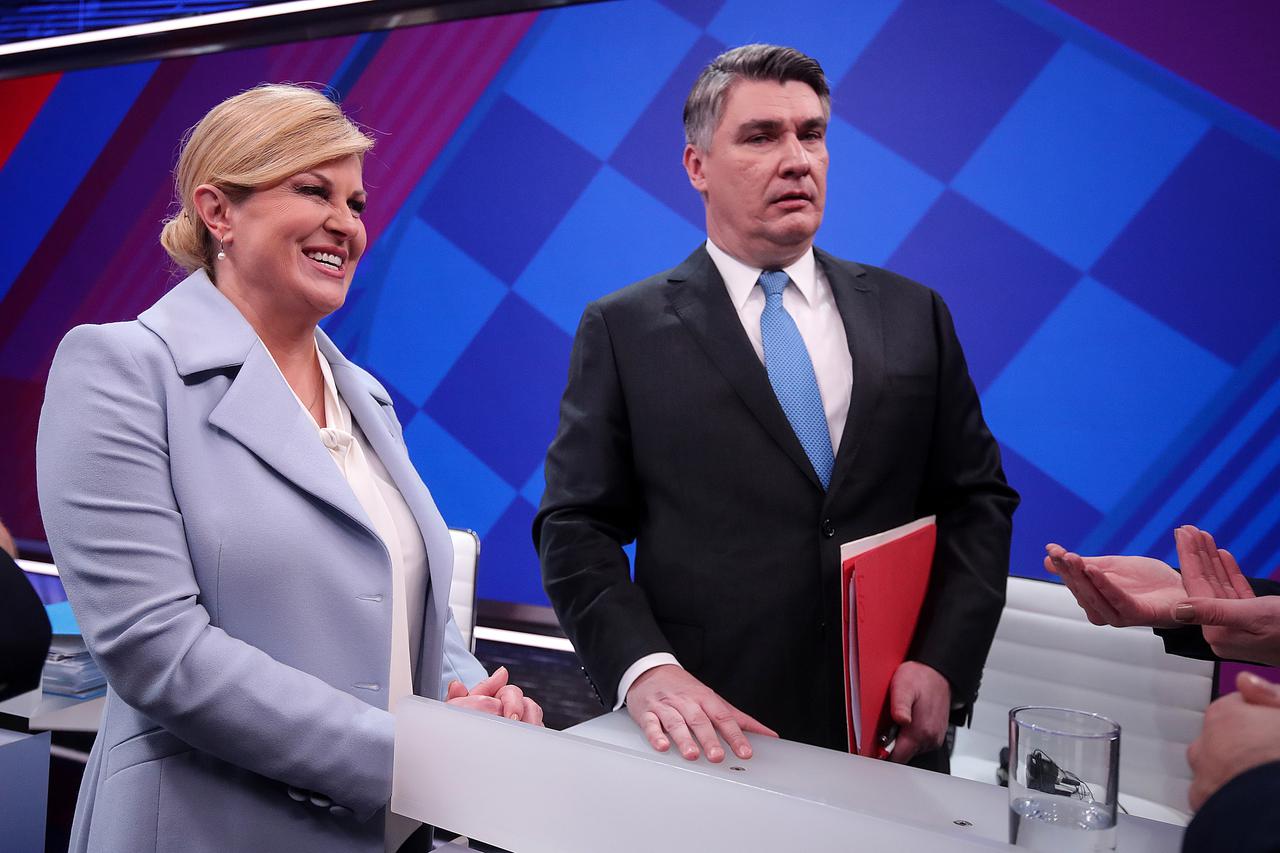 RTL-ovo sučeljavanje kandidata Kolinde Grabar Kitarović i Zorana Milanovića