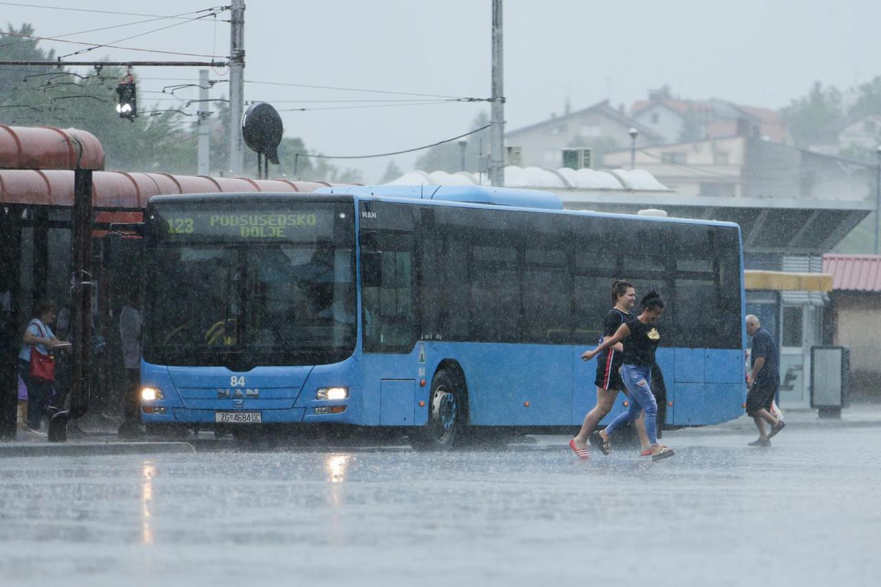 Kiša u Zagrebu