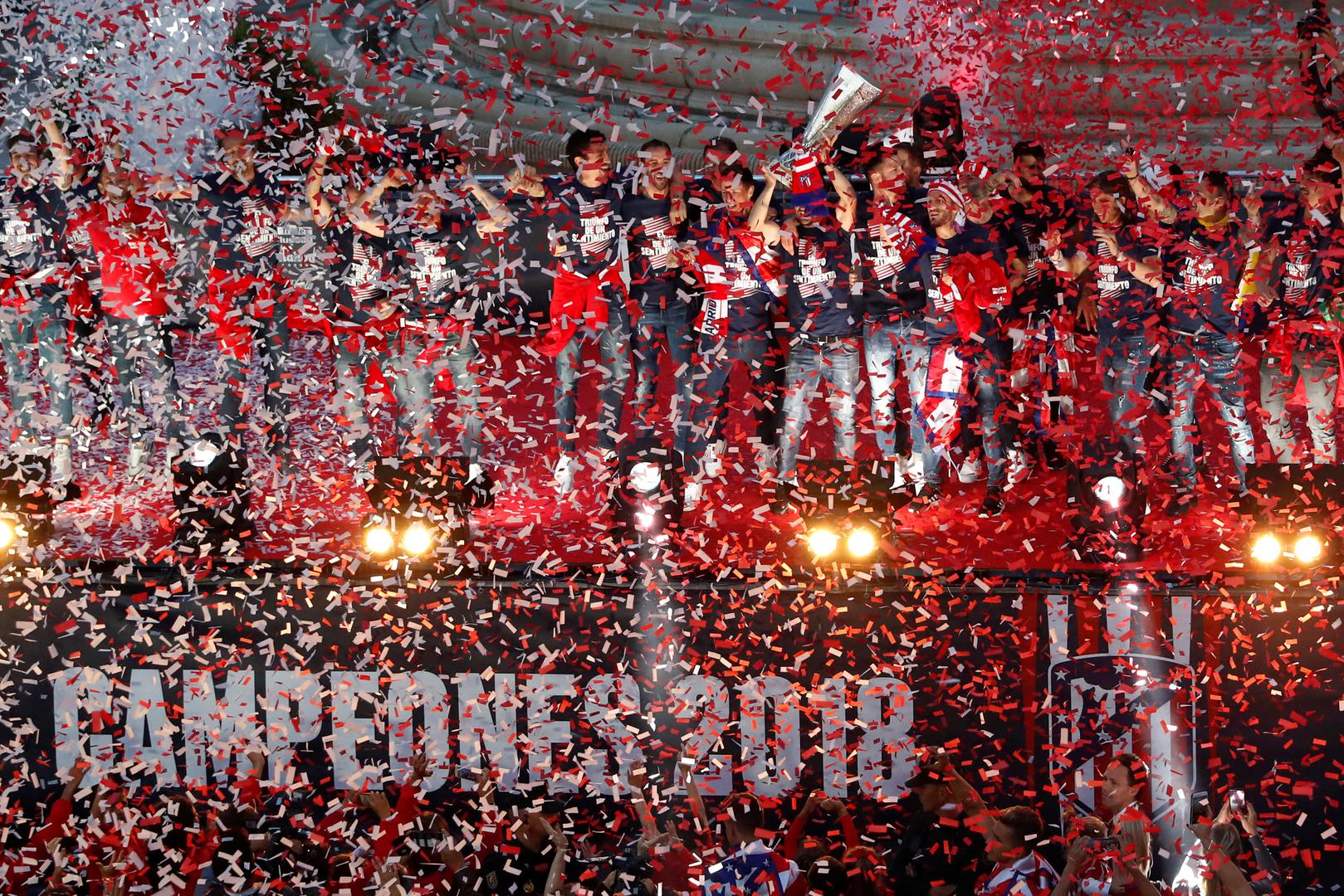 Velika fešta večeras je bila u Madridu gdje su tisuće ljudi dočekale pobjednika Europske lige - Vrsaljkov Atletico.