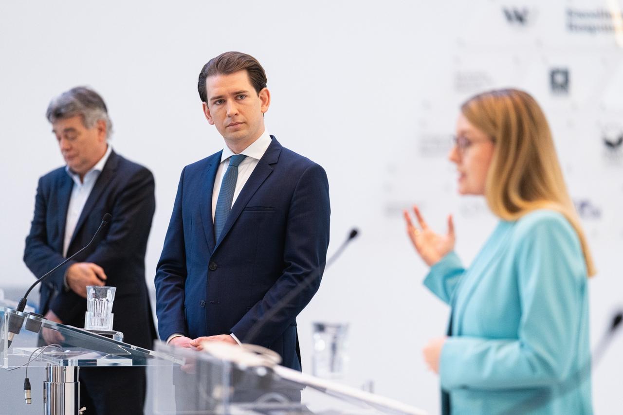 AUT, Bundesregierung, Pressekonferenz Standortstrategie 2040